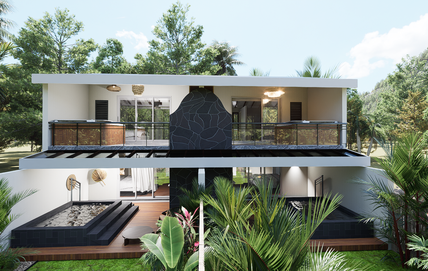 Modern luxury home exterior